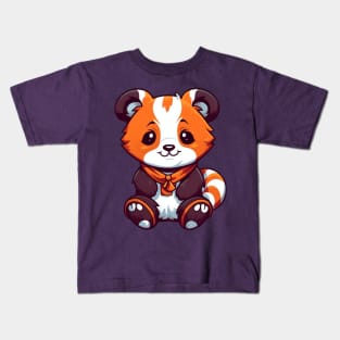 Adorable Chibi Kawaii Redpanda Kids T-Shirt